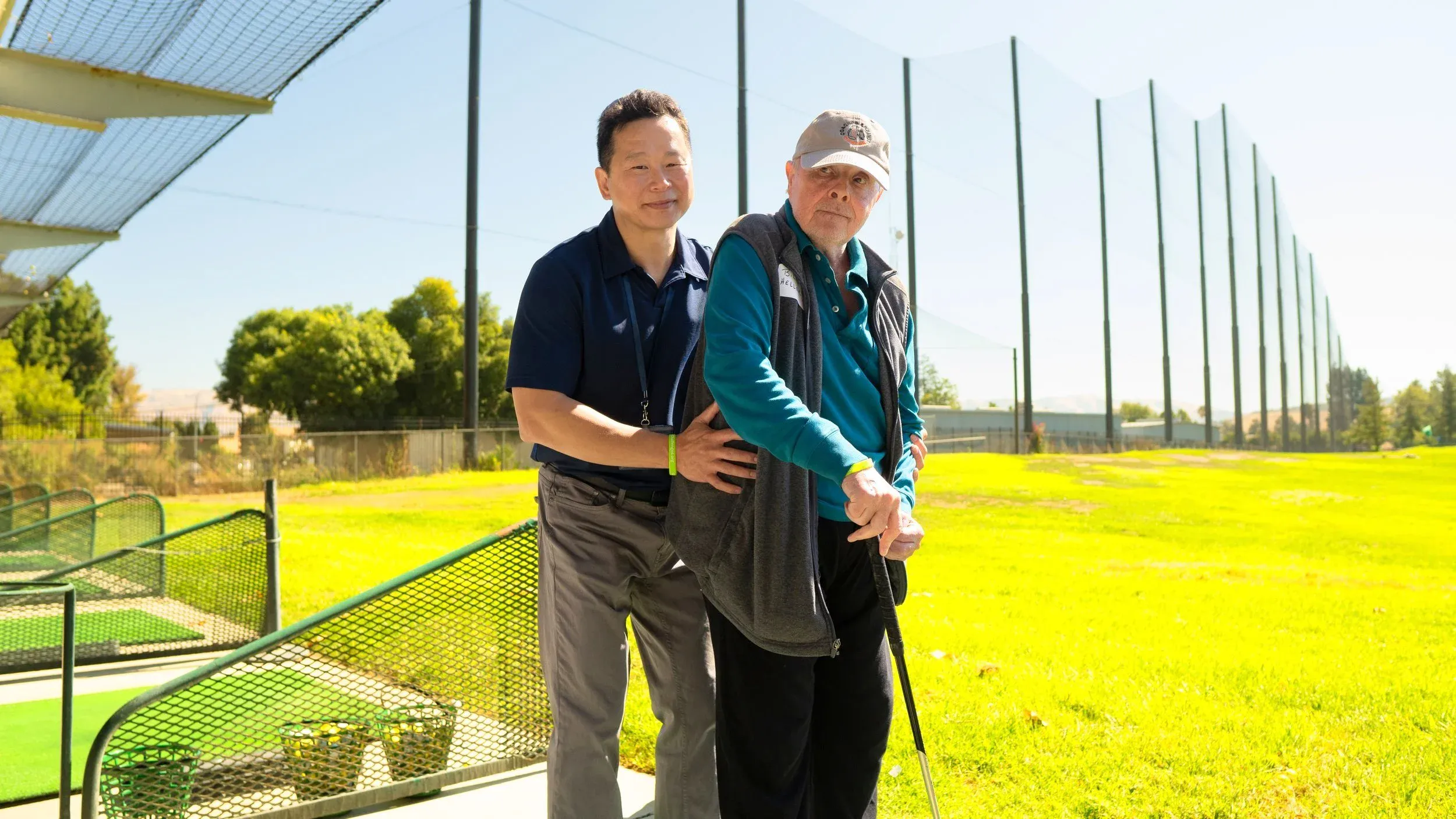 Physical therapy patient at HOPE clinic